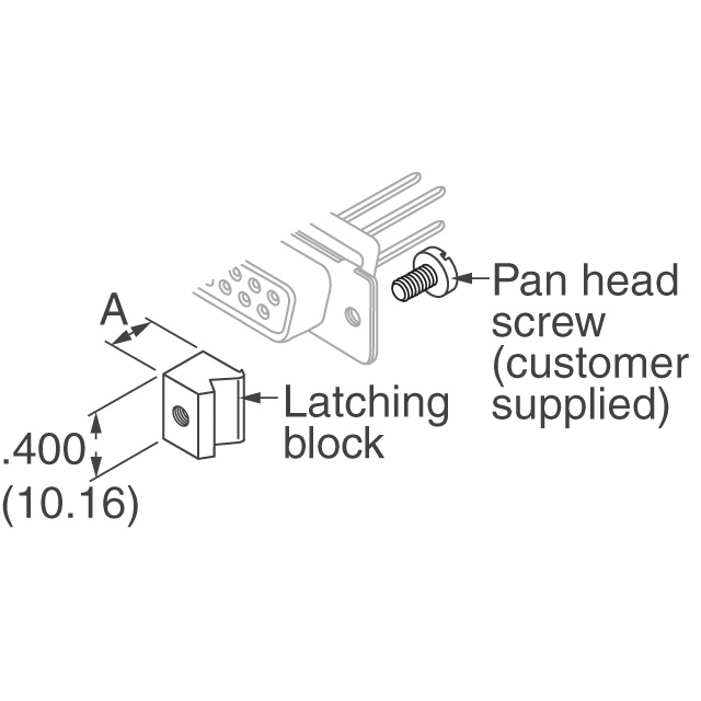 Amplimite Series TE Connectivity AMP Connectors Latches, Locks